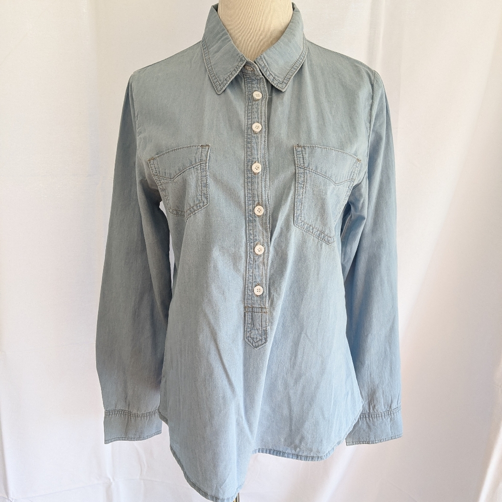 Chambray pullover